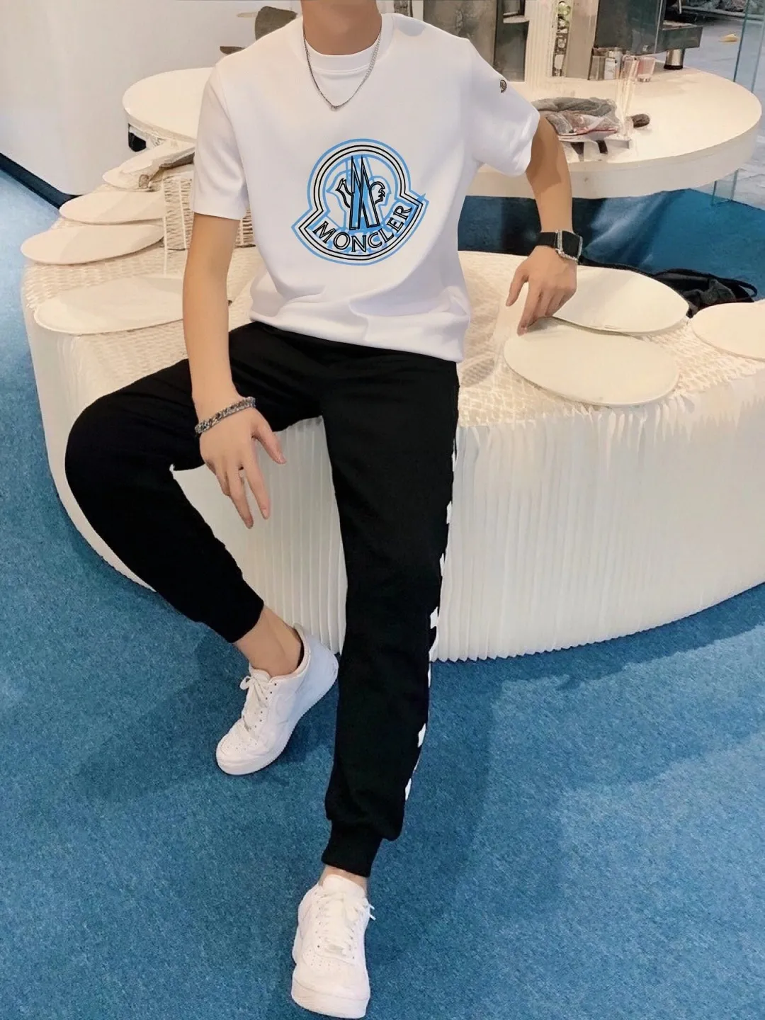 P80💰《Moncler~ 》 2026New Arrival Quality T ， , Versatile Quality ！ ‼ 32 250G ‼ ， ， ， ， T 🤪 Sizes：S-M-L-XL-2XL ：Black，White， Same Style